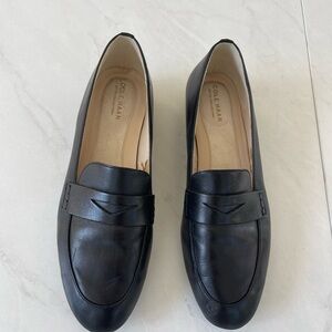 Cole Haan Women's Classic Black Leather Loafers